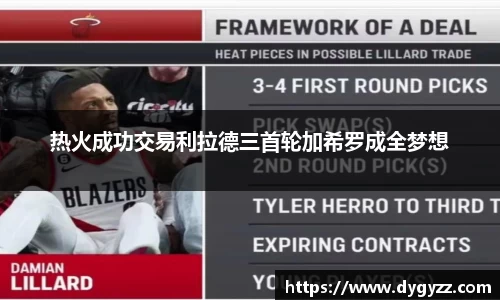 热火成功交易利拉德三首轮加希罗成全梦想